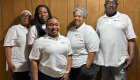 Group of volunteer smiling